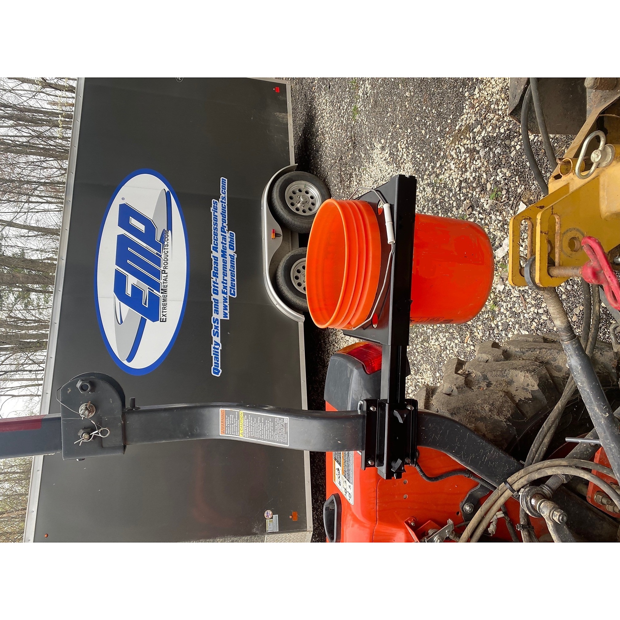 Extreme Metal Products, Tractor " Bucket Buddy" for your ROPS, Shelves (qty.) 0 Material Steel, Model# 14591